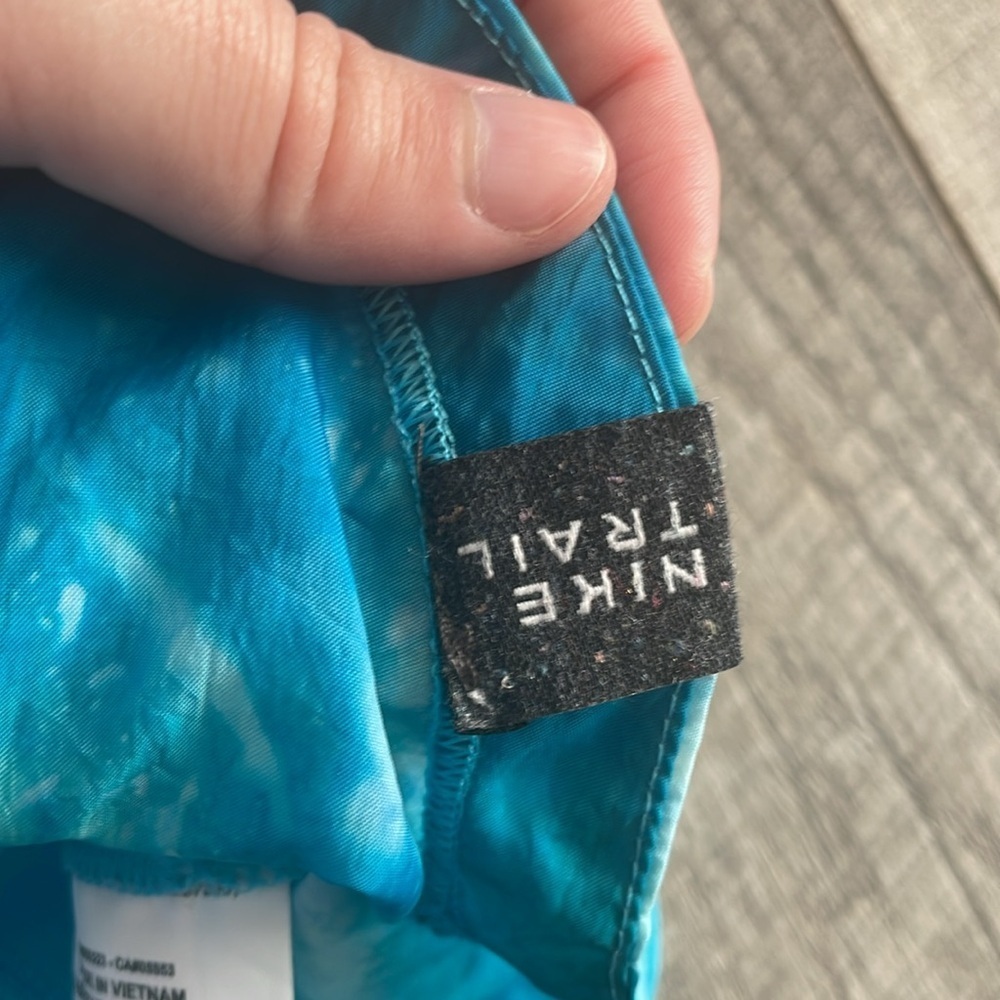 Nike Repel Dri-Fit Trail Running Blue Tie Dye Shorts Size Large - Picture 9 of 12
